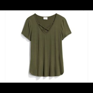 Emory Park Dulce Short Sleeve Knit Top